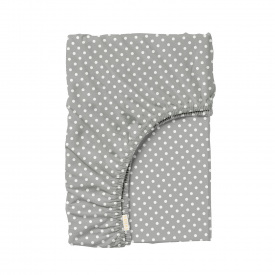 Простынь на резинке 120х200 см MINI DOTS10 Cosas серый