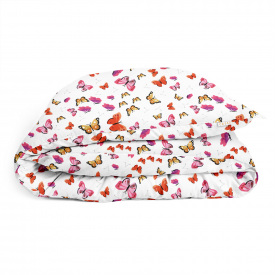 Пододеяльник полуторный 160х220 см BUTTERFLY Cosas красный