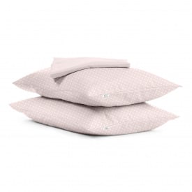 Набор наволочки и простыни 3 шт ROSE DOTS ROSE Cosas розовый