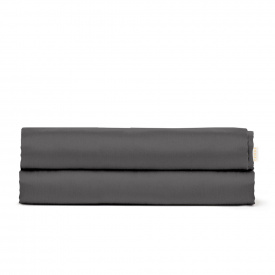 Евро простыня Cosas SMOKY CS1 Ранфорс 220х240 см Антрацит