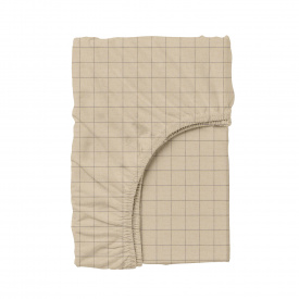 Простынь на резинке 120х200 см BEIGE GEOMETRY Cosas Бежевый