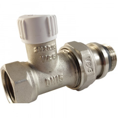 Кран радиаторный VALOGIN 1/2" V&amp;G настроечный прямой (ТР-00023797) Київ