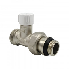 Кран радиаторный VALOGIN 1/2 "х 3/4 "Евроконус настроечный прямой (00000022808) Киев