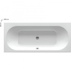 Ванна прямоугольная RAVAK CITY SLIM 180 x 80 белая (1C 107111) Вінниця