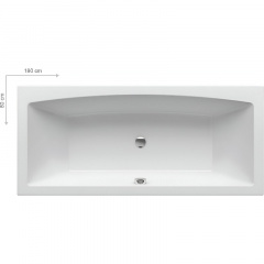 Ванна прямоугольная RAVAK FORMY 02 SLIM 180x80 белая (1C 134338) Київ