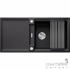 Прямоугольная кухонная мойка на одну чашу с сушкой Blanco Adira XL 6 S-F Silgranit 527632 кофе