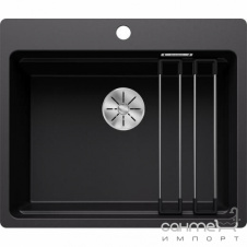 Прямоугольная кухонная мойка на одну чашу Blanco Etagon 6-F Silgranit 527689 нежный белый