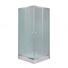 Душевая кабина Lidz Wawel SC90x90.SAT.LOW.FR стекло Frost 4мм + поддон Lidz Kapielka ST90x90х14