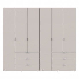 Распашной шкаф для одежды Doros Гелар комплект Кашемир 3+3 ДСП 232.4х49.5х203.4 (80737640)