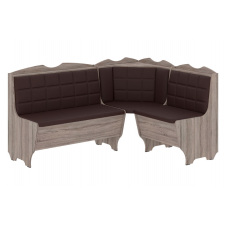 Кухонний куточок SupperSpace-1 (шкірзам, коричневий + трюфель, 160х120 см)