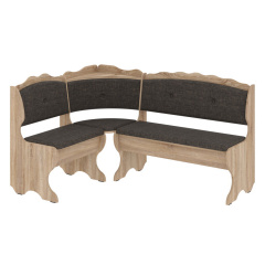 Кухонний куточок GourmetGrove-1 (тканина, савана кава + сонома, 150х110 см) Оріхів