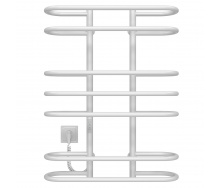 Полотенцесушитель электрический Британика П7 600х800 Deffi Белый WD03 (C.BR.80.60.7.E.W.L.3)
