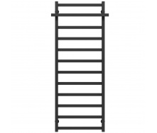 Полотенцесушитель водяной Nicolе П12 500х1400 Deffi Черный (A.NI.140.50.12.B.B)