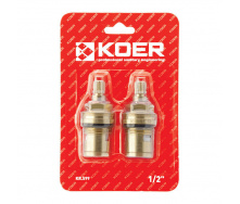 Кранбуксы KOER KR.599 КОМПЛЕКТ (2 шт/БЛИСТЕР) керамика MF-1/2