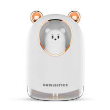 Увлажнитель воздуха Humidifier A205 Bear с RGB подсветкой 300ml White (3_02605)