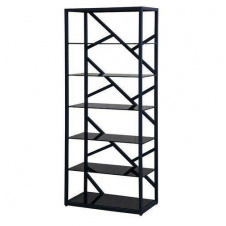 Стеллаж для хранения в стиле LOFT Черный (NS-1853)