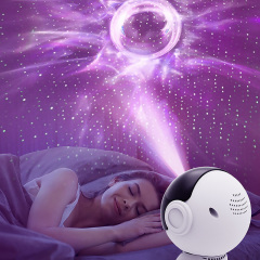 Проектор Lesko Black Hole Galaxy Projector с таймером и оборотом на 360° Жмеринка