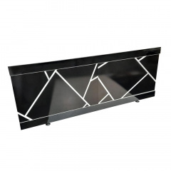 Экран под ванну The MIX Крепыш Chaos Black 130 см Черный Купянск