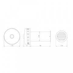 Проветриватель Europlast SPK2-100dB (73977) Киев