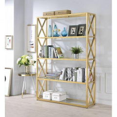 Стеллаж для хранения в стиле LOFT Золотой (NS-1858) Киев