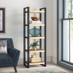 Стеллаж для хранения в стиле LOFT Черный (NS-1884) Дніпро