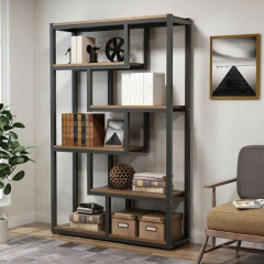 Стеллаж для хранения в стиле LOFT Черный (NS-1908) Київ