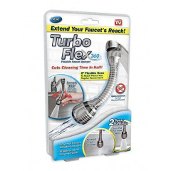 Экономитель воды Turbo Flex 360 насадка на кран (аэратор) (1756374711) Орехов