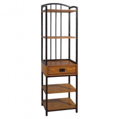 Стеллаж для хранения в стиле LOFT Черный (NS-1841) Черновцы