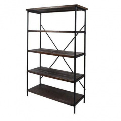 Стеллаж для хранения в стиле LOFT Черный (NS-1835) Краматорськ