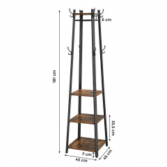Стойка для одежды в стиле LOFT (NS-1995) Чернигов