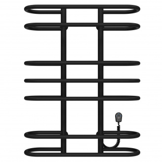 Полотенцесушитель электрический Британика П7 600х800 Deffi Черный EF16 (C.BR.80.60.7.E.B.R.5)
