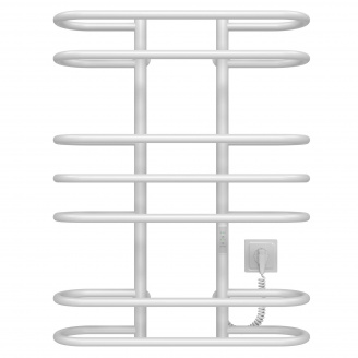 Полотенцесушитель электрический Британика П7 600х800 Deffi Белый WD03 (C.BR.80.60.7.E.W.R.3)