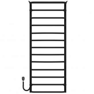 Полотенцесушитель электрический Юность П13 500х1300 Deffi Черный EF16 (C.YU.130.50.13.E.B.L.5)
