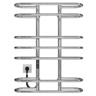 Полотенцесушитель электрический Британика П7 600х800 Deffi Хром JD03 (C.BR.80.60.7.E.C.L.1)