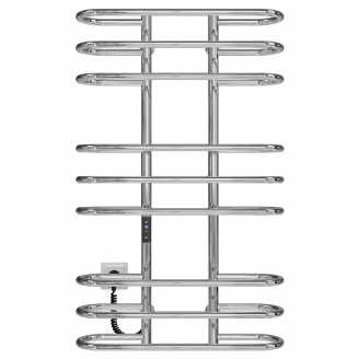 Полотенцесушитель электрический Британика П9 600х1000 Deffi Хром JD03 (C.BR.100.60.9.E.C.L.1)