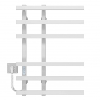 Полотенцесушитель электрический Atena П6 150х700 Deffi Белый WD04 (A.AT.70.15.6.E.W.L.4)