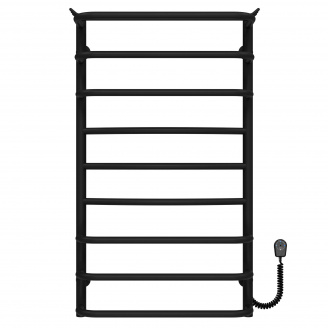Полотенцесушитель электрический Юность П9 500х900 Deffi Черный EF16 (C.YU.90.50.9.E.B.R.5)