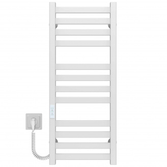 Полотенцесушитель электрический Magnus П12 300х800 Deffi Белый WD04 (A.MA.80.30.12.E.W.L.4)