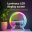 Настольная аккумуляторная смарт лампа со встроенным аккумулятором UKC Smart RGB 15W Light Sound Machine Bluetooth Белая Київ