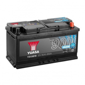 Автомобільний акумулятор Yuasa 12V 95Ah AGM Start Stop Plus Battery (YBX9019)