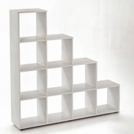 Стеллаж Tobi Sho GT-40 для книг, декора на 10 ячеек 1422х1427х280 мм Белый