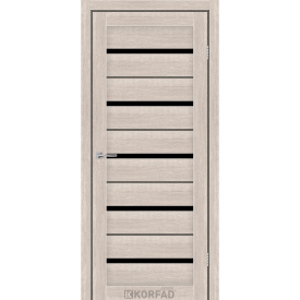 Межкомнатные двери Рокстон черное стекло 600х900х2000 мм 