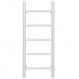 Полотенцесушитель водяной Орион П5 300х800 Deffi Белый (C.OR.80.30.5.W.B)