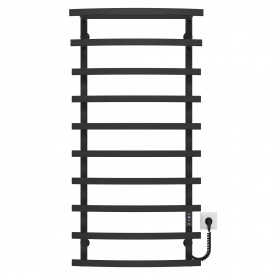 Полотенцесушитель электрический Lotos П10 500х1200 Deffi Черный JD04 (A.LO.120.50.10.E.B.R.2)