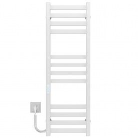 Полотенцесушитель электрический Avast П12 300х1000 Deffi Белый WD04 (B.AV.100.30.12.E.W.L.4)