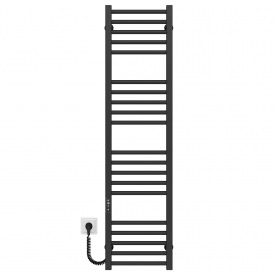 Полотенцесушитель электрический Lima П20 400х1300 Deffi Черный JD04 (A.LI.130.40.20.E.B.L.2)