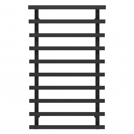 Полотенцесушитель водяной Breeze П10 500x1000 Deffi Черный (A.BZ.100.50.10.B.C)