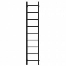 Полотенцесушитель водяной Орион П9 300х1600 Deffi Черный (C.OR.160.30.9.B.B)