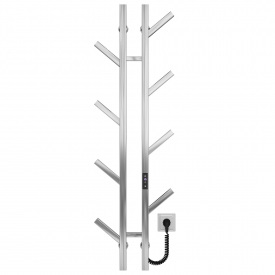 Полотенцесушитель электрический Sakura П8 100х1200 E Deffi Хром JD04 (A.SR.120.10.8.E.C.R.2)