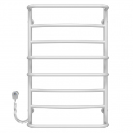 Полотенцесушитель электрический Аквамикс П8 500х800 Deffi Белый EF16 (D.AM.80.50.8.E.W.L.5)